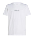 CK J U PRE T-shirt minimal logo bianco