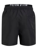 CK U B.WEAR Costume da bagno a boxer con elastico parlato nero