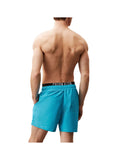 CK U B.WEAR Costume short con doppia vita turchese