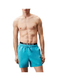 CK U B.WEAR Costume short con doppia vita turchese