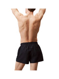 CK U B.WEAR Shorts mare con monogramma blu
