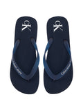 CK U CALZATURE Infradito beach sandal NAVY/B.CO