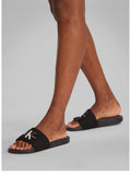 CK U CALZATURE Ciabatte slide monogram logo nero
