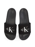 CK U CALZATURE Ciabatte slide monogram logo nero