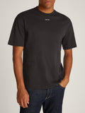 CK U PRE T-shirt nano logo interlock nero