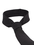 CK U PRE Cravatta tonal structure slim 100% seta nero