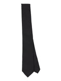 CK U PRE Cravatta tonal structure slim 100% seta nero