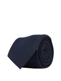 CK U PRE Cravatta tonal structure slim 100% seta BLU SCURO