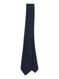 CK U PRE Cravatta tonal structure slim 100% seta BLU SCURO