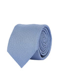 CK U PRE Cravatta tonal structure slim 100% seta blu