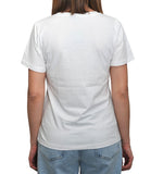 CLERY MN-LD T-shirt basic regular con scritta CHIC B.CO NERO