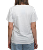 CLERY MN-LD T-shirt basic regular con scritta CHIC B.CO/ROSA