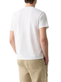 COLMAR OR. U T-shirt basic con logo su manica bianco