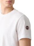 COLMAR OR. U T-shirt basic con logo su manica bianco