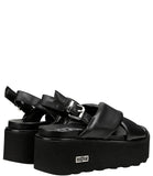 CULT D Sandalo a fasce larghe Nancy platform nero