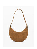 DESIGUAL Borsa media hobo traforata cammello