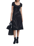 DESIGUAL Abito Bucarest a trapezio NERO MLT