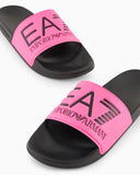 EA7 D Ciabatta mare slippers logo EA7 ROSA FLUO