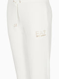 EA7 D Tuta 2 pezzi con cappuccio con logo strass bianco