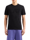 T-shirt con logo in rilievo