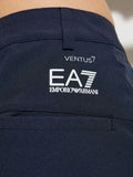 EA7 U Bermuda con logo stampato blu