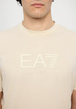 EA7 U T-shirt basic logo EA7 beige
