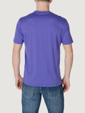 EA7 U T-shirt con logo VIOLA