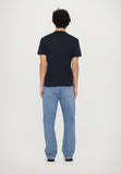 EA7 U T-shirt mezza manica con logo in tinta blu