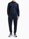 EA7 U Tuta due pezzi full zip blu