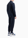EA7 U Tuta due pezzi full zip blu