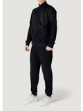 EA7 U Tuta due pezzi in misto cotone nero