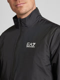 EA7 U Giubbino in tessuto tecnico con logo nero