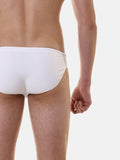 EA7 U Slip mare bianco con logo argento B.CO/ARGENTO