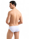 EA7 U Slip mare bianco con logo argento B.CO/ARGENTO