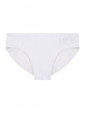 EA7 U Slip mare bianco con logo argento B.CO/ARGENTO