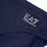 EA7 U Costume slip con logo BLU/ARGENTO
