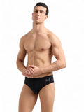 EA7 U Slip mare con logo piccolo NERO/ARGENTO
