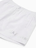 EA7 U Costume pantaloncino mare con logo EA7 B.CO/ARGENTO