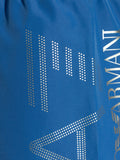 EA7 U Costume a pantaloncino con macrologo BLUETTE/ARG.