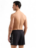 EA7 U Costume a pantaloncino con macrologo NERO/ARGENTO