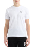 T-shirt con piccolo logo sul davanti e maxi logo dietro