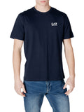 T-shirt con piccolo logo sul davanti e maxi logo dietro