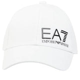 EA7 U Cappello con visiera e logo B.CO NERO