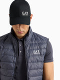 EA7 U Cappello baseball con logo laterale NERO/B.CO