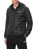 Piumino 100 grammi con cappuccio logo EA7