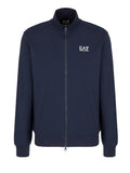 EA7 U Felpa con logo blu