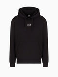 EA7 U Felpa con cappuccio nero