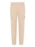 EA7 U Pantaloni tuta cargo core identity in cotone beige