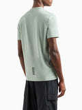 EA7 U T-shirt core identity logo verde