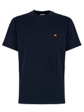 ELLESSE U T-shirt basic con patch logo blu